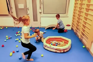 labdajáték ovistorna